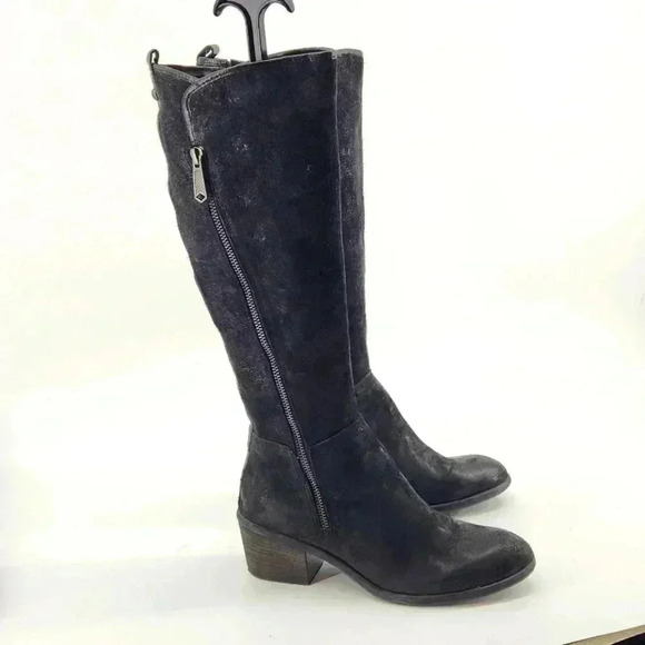 DONALD PLINER LEATHER  BOOTS - Picture 1 of 8